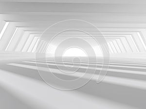 Vacío blanco abrir espacio  una imagen tridimensional creada usando un modelo de computadora 