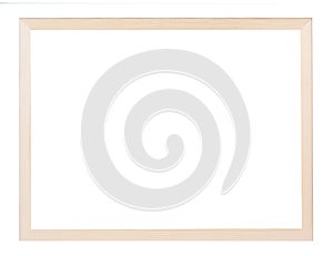 Empty white presentation board (magnetic board)