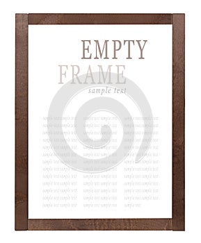 Empty white presentation board (magnetic board)