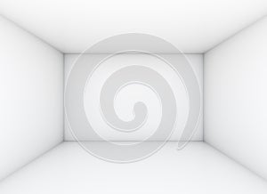 Empty white room for exhibition