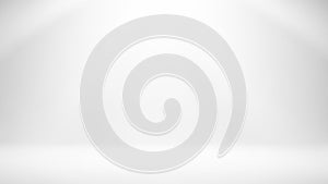 Empty White Studio Background with Spotlight Effect clean