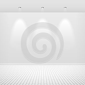 Prázdný bílý stěna 