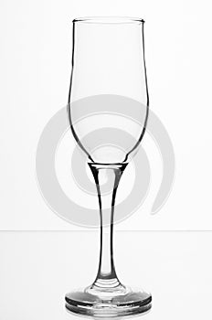 Empty wine glass,