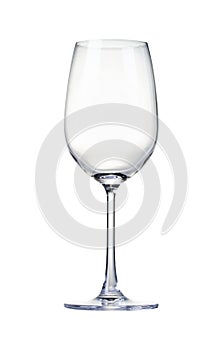 Empty wine glass