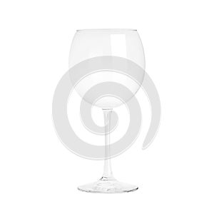 Empty wine glass