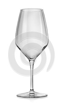 Empty wineglass