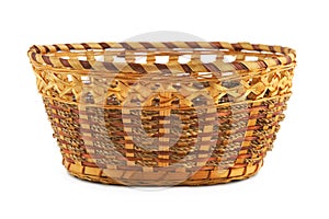 Empty wood basket