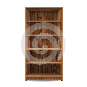 Empty Wooden Cabinet, Bookshelves,shelf.wood texture, perspective, natural wood, realistic, 3d. design background