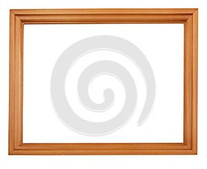 Empty wooden frame