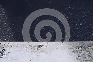 Empty Wooden table in front of blurred background, Mock up for display of product