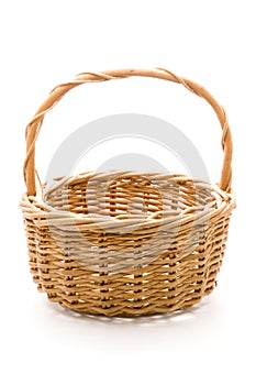 Empty woven basket