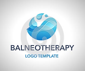 Balneotherapy logo method of alternative medicine photo