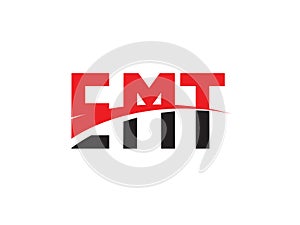 EMT Letter Initial Logo Design Vector Illustration