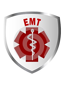 EMT shield sign photo