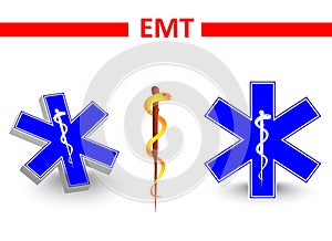 Emt. St Andrews cross and Eskulap