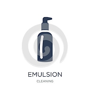 Emulsion icon. Trendy flat vector Emulsion icon on white background from Cleaning collection