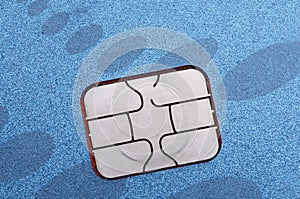 EMV Credit Card Computer Chip photo