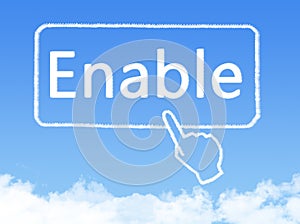 Enable message cloud shape