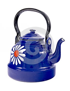 Enamel kettle photo