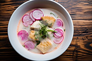 Encebollado: Hearty Ecuadorian Fish Soup with Yuca and Pickled Onion