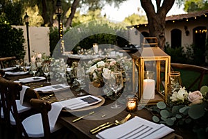 Enchanted Evening: Intimate Backyard Wedding Beneath Nature\'s Canopy