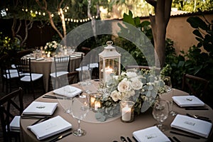 Enchanted Evening: Intimate Backyard Wedding Beneath Nature\'s Canopy