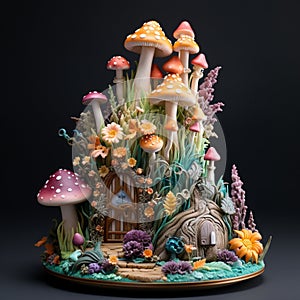 Enchanted Forest Cake