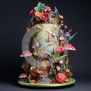 Enchanted Forest Cake