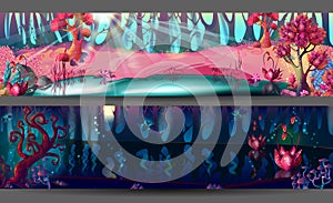 Enchanted Forest Horizontal Banners