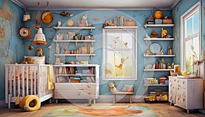 Enchanted Forest Themed Nursery Room