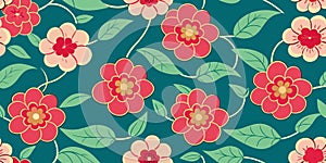 Enchanted Garden, A Fabric Design Overflowing with Japanese Botanical Delights