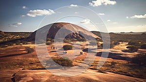 The Enchanted Rock Texas - made with Generative AI tools