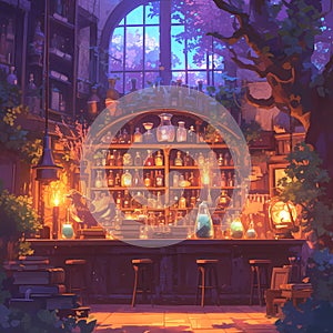 Enchanted Speakeasy - A Wizards\' Secret Hideout photo