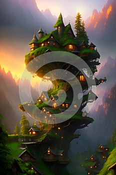 Enchanted Treehouse Valley, Generative AI