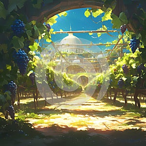 Enchanted Vineyard Entrance