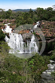 Enchanted Well Waterfall - Chapada dos Veadeiros - Brazil photo