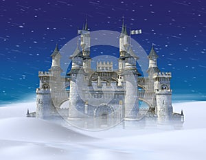 Enchanted Winter Fairytale Princess Castle