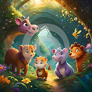 Enchanted Woodland: Whimsical Forest Friends