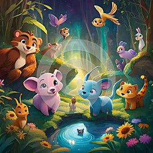 Enchanted Woodland: Whimsical Forest Friends