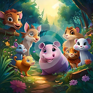 Enchanted Woodland: Whimsical Forest Friends