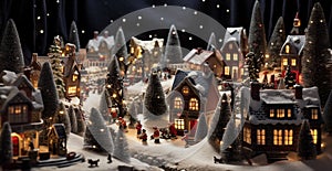 Enchanting Christmas Village: Winter Wonderland