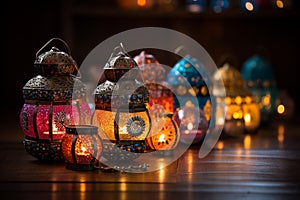 Enchanting Diwali Lanterns: Vibrant Colors and Intricate Designs Illuminate the Night