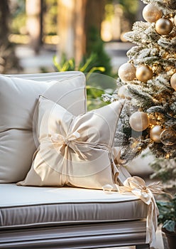 Enchanting Elegance: A Winter Wonderland Garden with a Regal Tou