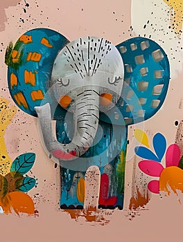 Enchanting Elephant Princess: Crafting Colorful Wooden Toys with