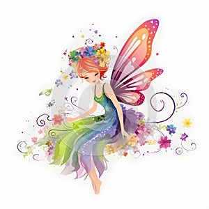 Enchanting fairy wings clipart