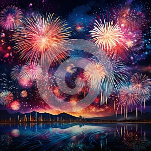 Enchanting Fireworks Spectacle