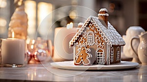 Enchanting Gingerbread House Comes to Life in Modern Kitchen