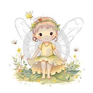 Enchanting midnight fairy
