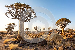 The Enchanting Quiver Tree Forest in Namibia
