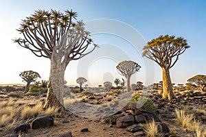 The Enchanting Quiver Tree Forest in Namibia